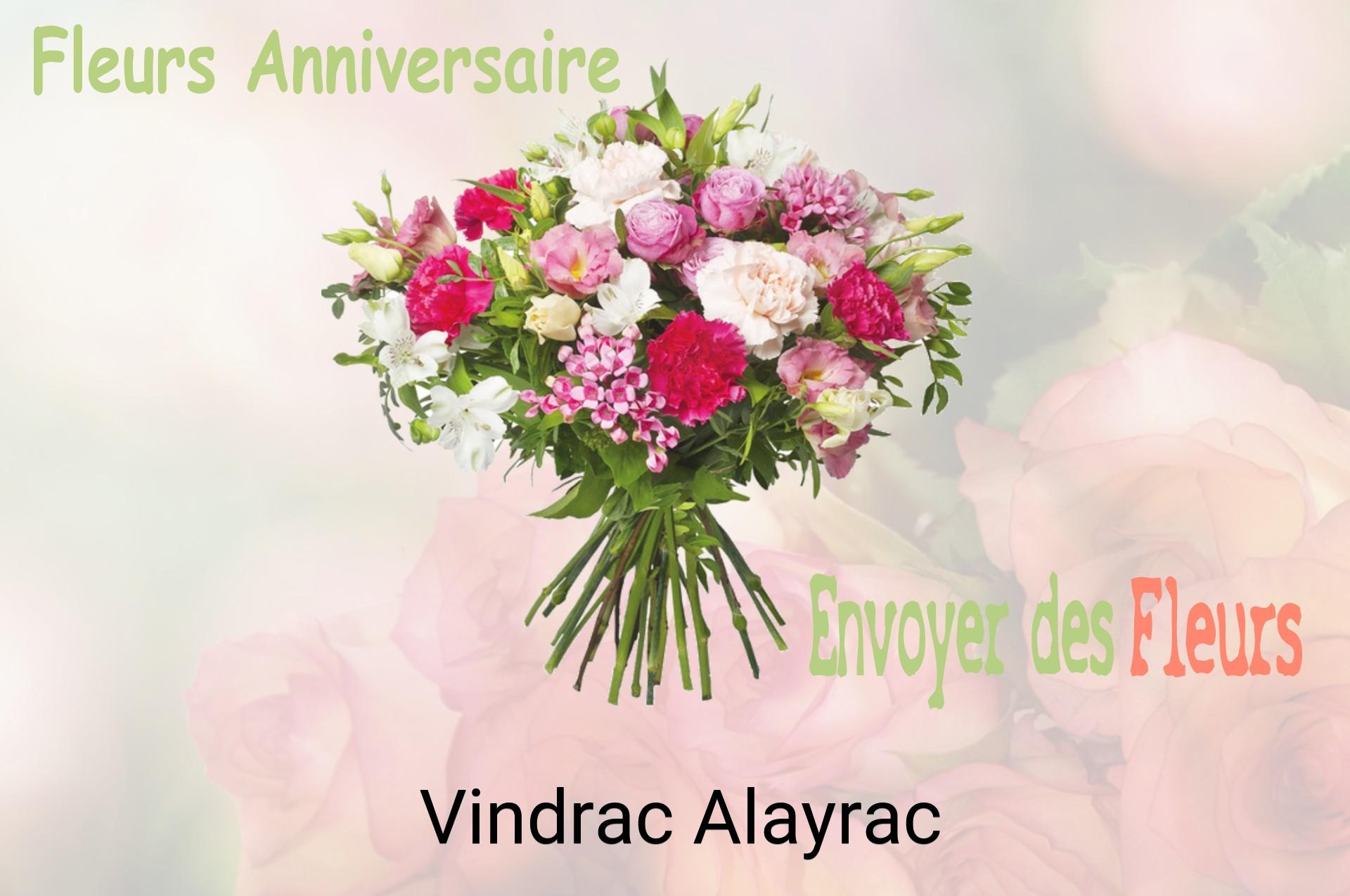 Bouquet de fleurs d’anniversaire livré à Vindrac-Alayrac