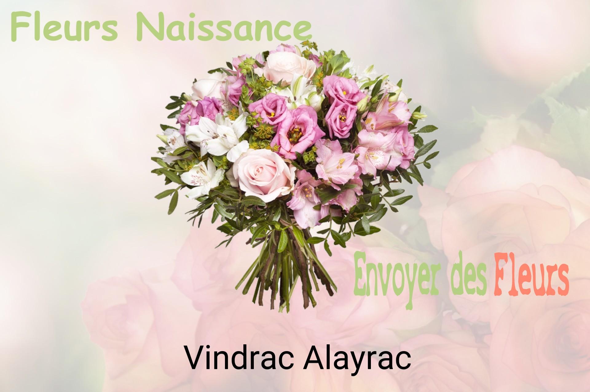 Bouquet de fleurs de naissance livré à Vindrac-Alayrac