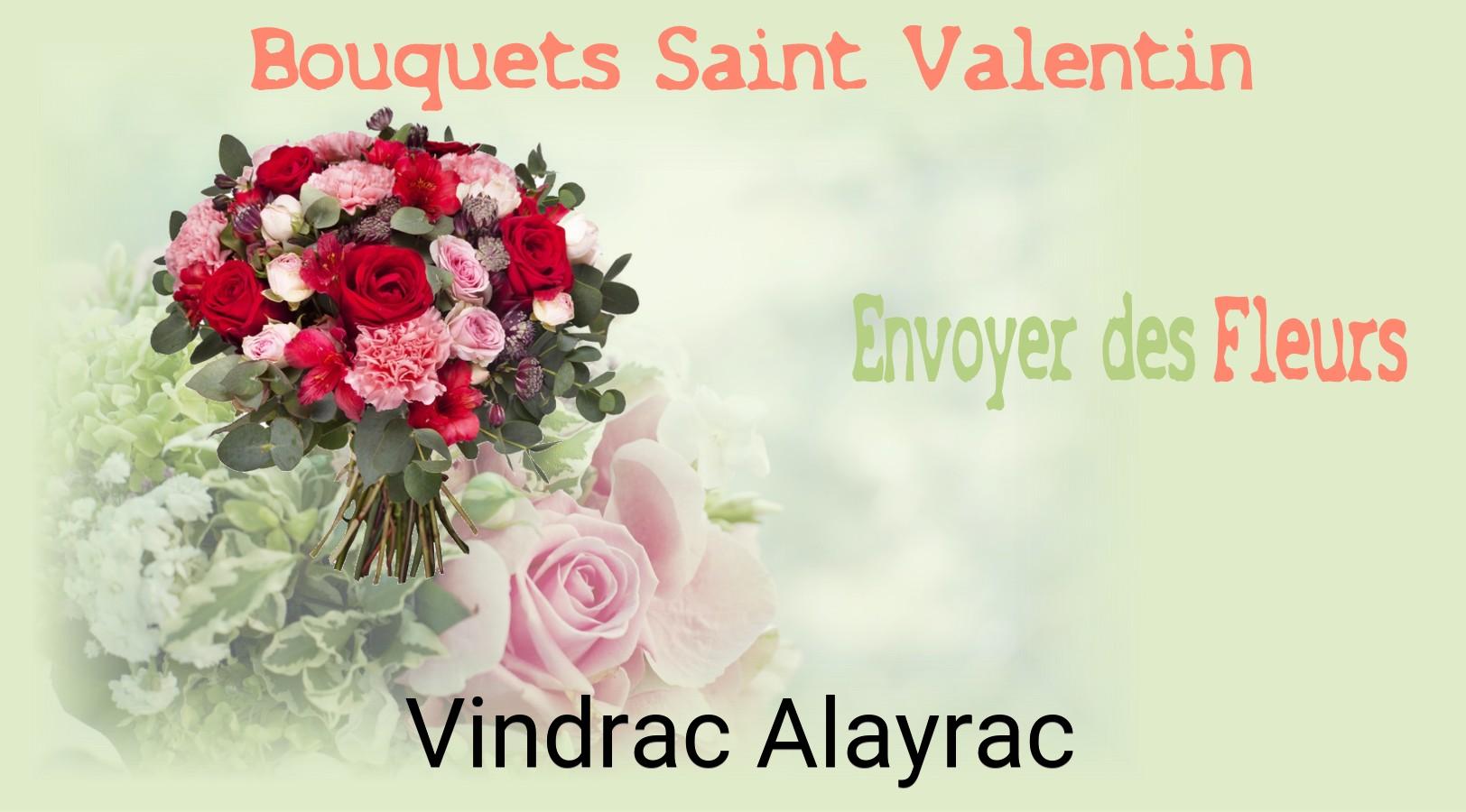 Roses de Saint-Valentin livrées à Vindrac-Alayrac